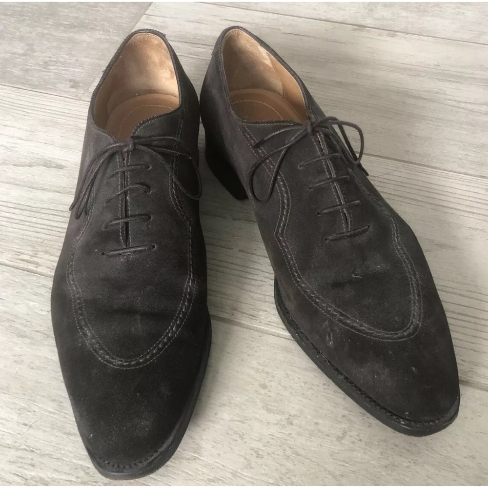 *Bontoni* Auth Men’s Brown Oxford shoe_SZ:13Fit 46